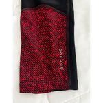 Nike DRI FIT Red and Black Capri Leggings Small Photo 3