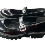 mix no. 6  black Patent Mary Jane Lugged Shoes 7.5 Photo 0