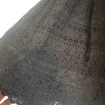 Nanette Lepore  Black Lace Crochet Formal Stylish Mini Skirt Women Sz 8 Photo 3