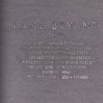 Lane Bryant SIZE 26/28 WHITE SHORT SLEEVE VNECK TSHIRT W/3D SILVER Glitter BOSS Photo 1