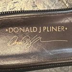 Donald J. Pliner Tortoise Leather Slides Size 6 Photo 2