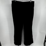 Escada Wool Pants Trouser Straight Leg Zip Fly Career Workwear Black 44 L 37x33 Size L Photo 4