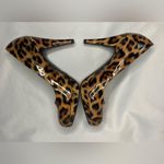 Worthington Woman  Dress Shoe Paten Leopard 4 Inch Heels Pumps Size 7.5 Photo 5