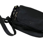 Fossil Pebbled Leather Bag Cross Body Shoulder Black Photo 0