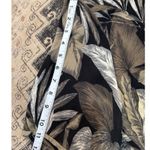 Doncaster Tropical Leaf Print Silk Blouse Women's Short Sleeve Photo 4