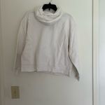 Brandy Melville White Hoodie with Butterfly Embroidery Photo 2