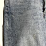 Levi's Wedgie Straight Jeans High Rise Distressed Raw Hem Light Wash W31 L28 Photo 5