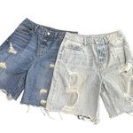 No Boundaries  Bermuda Shorts Junior Size 5 Distressed Cut Off Denim Bundle Photo 0