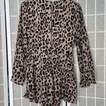 River Island Tea romper in leopard print long sleeve romper size 10UK Photo 2