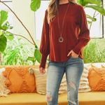 Ribbed Knit‎ Mock Turtleneck Purple Photo 5