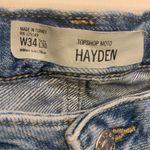 Top Shop Moto Hayden Boyfriend Distressed 34x30 Jeans. 2618 Photo 5