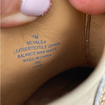 Marc Fisher  Beige Animal Print Snake Stacked Heel Leather Chelsea Booties 7M Photo 11