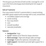 Lululemon Free to Bs Serene Bra High Neck *Light Support (C/D Cup) Floral Photo 9