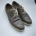 Cole Haan  Grey Leather Lace Up Oxford Shoes Womens 8.5 Loafer Comfort Classic Photo 6