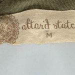 Altar'd State  Embroidered Floral V-Neck Mineral Wash Long Sleeve Tunic Dress Photo 5