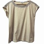 Rose + Olive Women’s Cap Sleeve Embroidered Tops Size Medium Photo 6