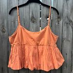 Maeve Ruffled Bubble-Hem Cropped Tank | Size XL Photo 5