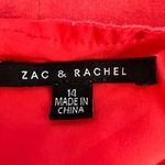 Zac & Rachel Dress Womens 14 Beachy Coastal Party Tomato Girl Colorful Vacation Red Photo 1