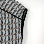 CKS Women's Giraffe Print Cap Sleeve Elastic Waist Mini‎ Dress Blue Black Small Photo 6