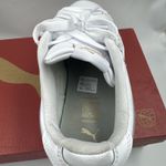 Puma Court Sneaker, White, Women's Casual Low Top Leather Shoes Size 9 Photo 7
