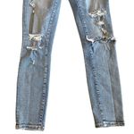 AGOLDE Sophie Crop High Waisted Skinny in Outsider Blue Size 24 Photo 2