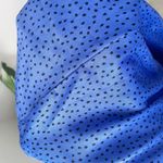 ZARA Satin Side Slit Spotted Midi Skirt Photo 10