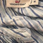 Vineyard Vines  Shirt Dress Seastitch Double Gauze Blue White Stripe Size Medium Photo 11