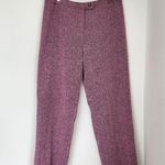 American Vintage Vintage 90s Sag Harbor Pink Tweed High Rise Straight Leg Pants L Photo 9