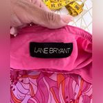 Lane Bryant Floral Asymmetrical Handkerchief Side Slit Skirt Photo 4