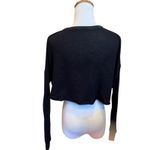 Out From Under Urban Outfitters Crop Top Black Henley Lightweight Oversized S Photo 3
