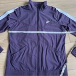 Nike Full Zip Purple Windbreaker Jacket Lightweight Athletic Coat Size Large Photo 5