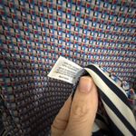 Violet+Claire Purple Gray Pattern Boxy Blouse 3/4 Sleeve Photo 5