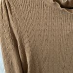 Adrianna Papell NWT~: Camel colored Cable knit high hem sweater- size M Photo 1