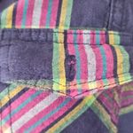 Rue 21  Women’s Plaid Button-Down Shirt – Navy Pink Green Check – Size junior XL Photo 5