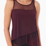 MiracleSuit  Mirage Shiraz Tiered Mesh Tankini Top Photo 0