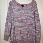Torrid Women’s Space Dye Knit Sweater Size 2x, Lavender, Pink, Blue 🩷💜💙 Photo 2