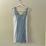 Gold Hinge Two-Tone Mini Dress  tennis pickleball active slimming preppy nautical Photo 3