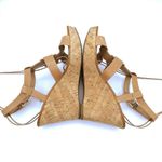 Franco Sarto Cera Tan Leather Strappy Cork Wedge Sandal Shoes Women’s Size 10 Photo 10