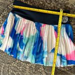 Bidi Badu Sz XS White Blue Pink Watercolor Inaya Plisse Tech Tennis Skirt Skort Photo 7
