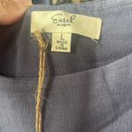 easel  purple grayish ruffled shorts Photo 3