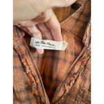 Free People One Of the boys oversized plaid button-down shirt Photo 5