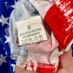 Women’s Sleeveless American Flag Tank Red White & Blue NWOT Multiple Photo 3