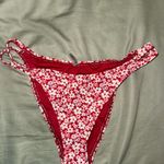 Forever 21 Red Floral Bikini Bottom Photo 0