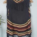 Cecico  bohemian vest with fringe nwot Photo 1