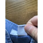 Go Softly Patio Embroidered Floral Denim Mumu Dress Zip Front Pockets Sz Medium Blue Photo 6