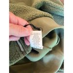 Zyia Active Olive Flying V Full Zip Fleece Jacket Women Large Preppy Fall Comfy Green Photo 11