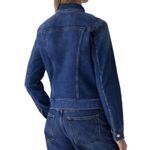 Calvin Klein NWT Classic Trucker Jacket Storm Blue Medium Photo 1