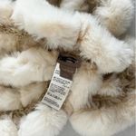 Chico's Scarf & Headband Set Faux Fur Cream Beige Pull Through Scarf Photo 12