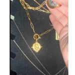 18K Gold Plate Snake Necklace Charm Pendant Holder Stainless Steel jewelry Photo 8