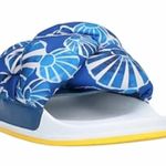 La Double J Printed Braided Flat Sandals size 8 Blue Photo 3